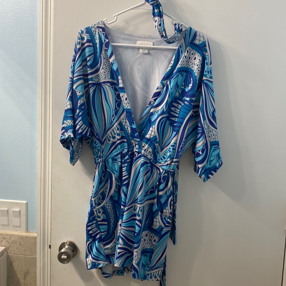 Chelsea Gunn Romper with pockets and belt